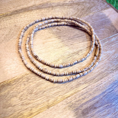 3 Round Original Tulsi Kanthi Mala | Natural Handmade Tulsi Necklace | Pyaro Vrindavan Store