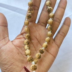 27+1 Tulsi Beads Radha Naam Original tulsi Japa mala