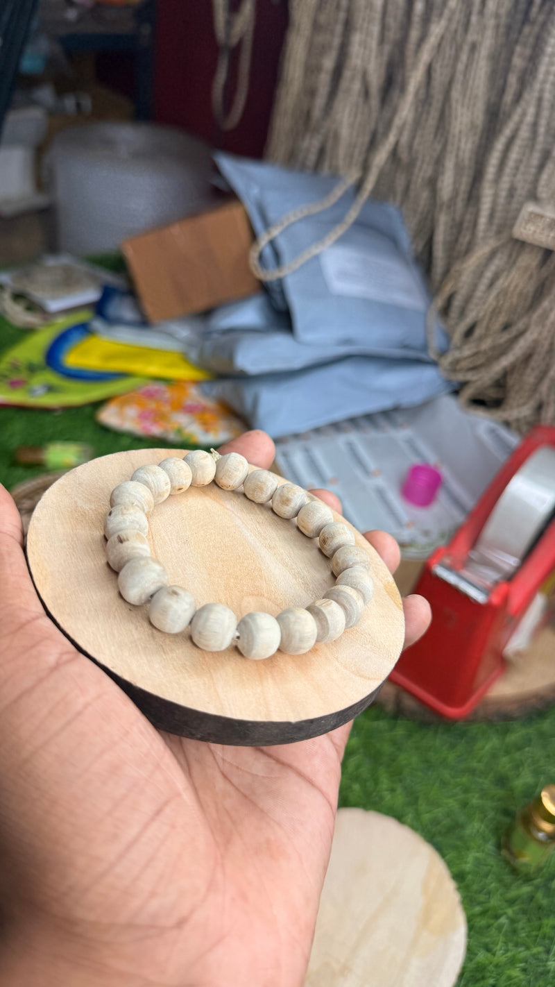 Tulsi Hand Bracelet Tulsi Round Beads (11-12 mm )