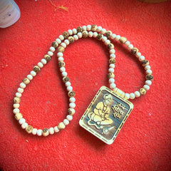 Hanuman ji tulsi lockit , Ram name beads mala [22inch]