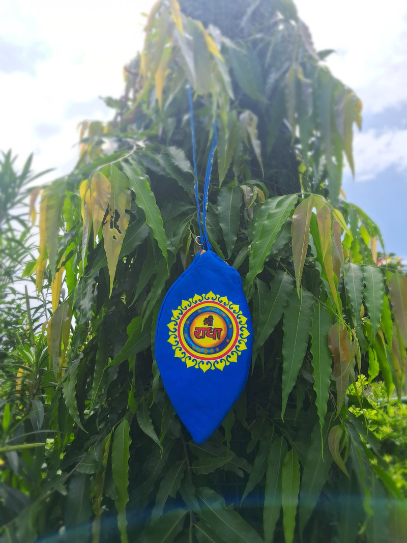 Sheee radha printed mala japa bag