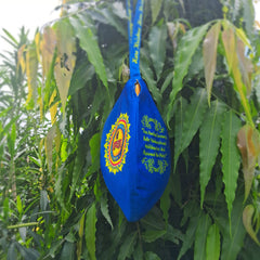 Sheee radha printed mala japa bag