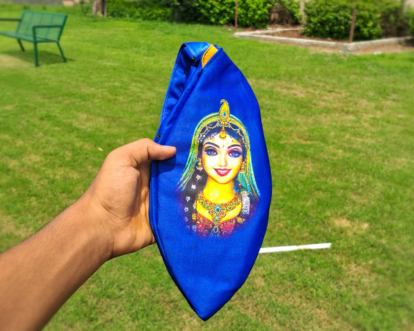 Shree radha printed japa bag