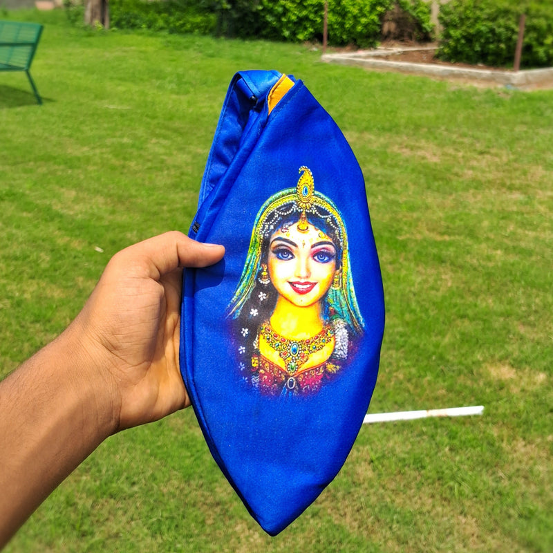 Shree radha printed japa bag