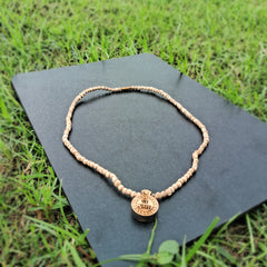 shree radha name tulsi locket mala