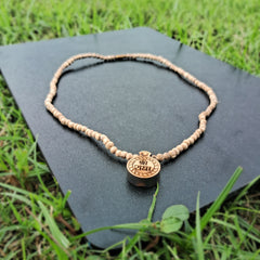 shree radha name tulsi locket mala