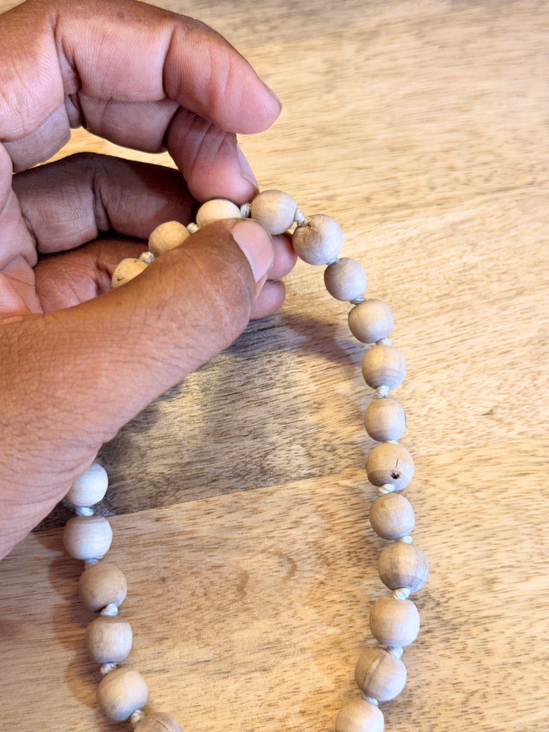 27+1 Beads original tulsi japa mala ( beads size￼ 10 mm )
