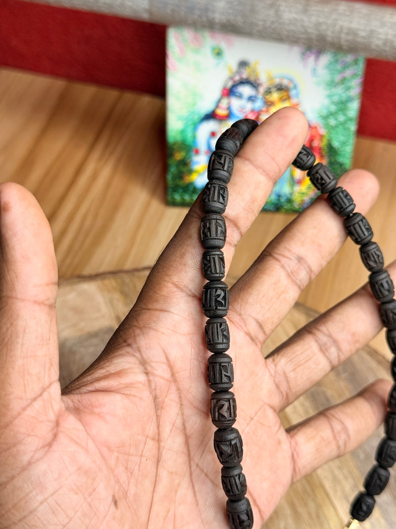 1 Round Radha naam beads original tulsi Kanthi mala