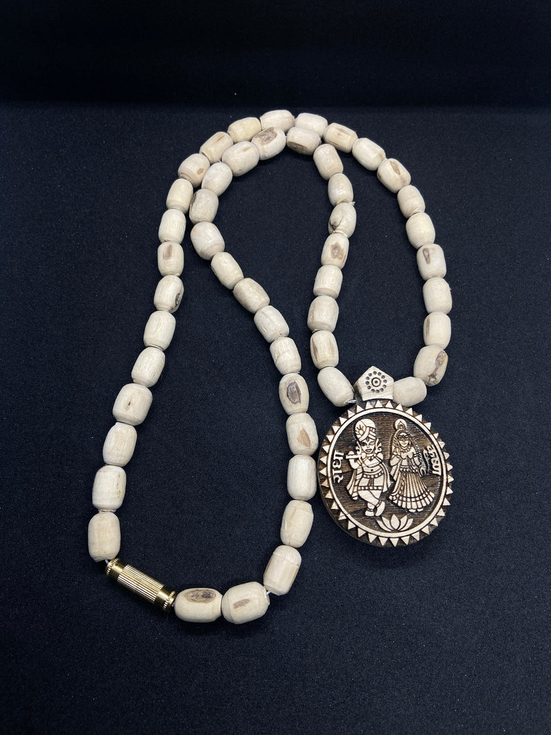 Shree Radha Krishan Tulsi Locket & Origenal Tulsi mala (18 inch )