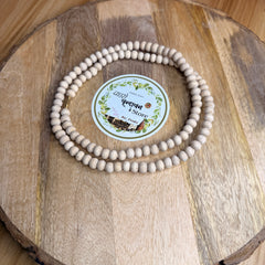 2 Round (8-9 mm) original tulsi Kanthi mala