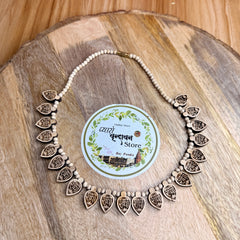 Radhe naam lockit tulsi necklace