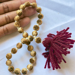 27+1 Tulsi Beads Radha Naam Original tulsi Japa mala