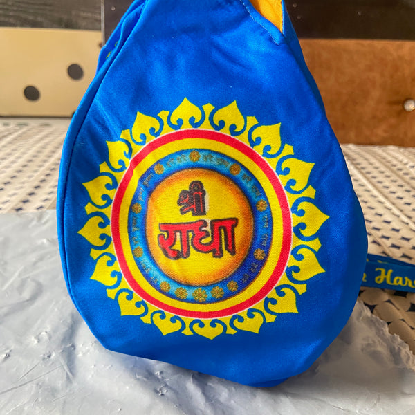 Sheee radha printed mala japa bag