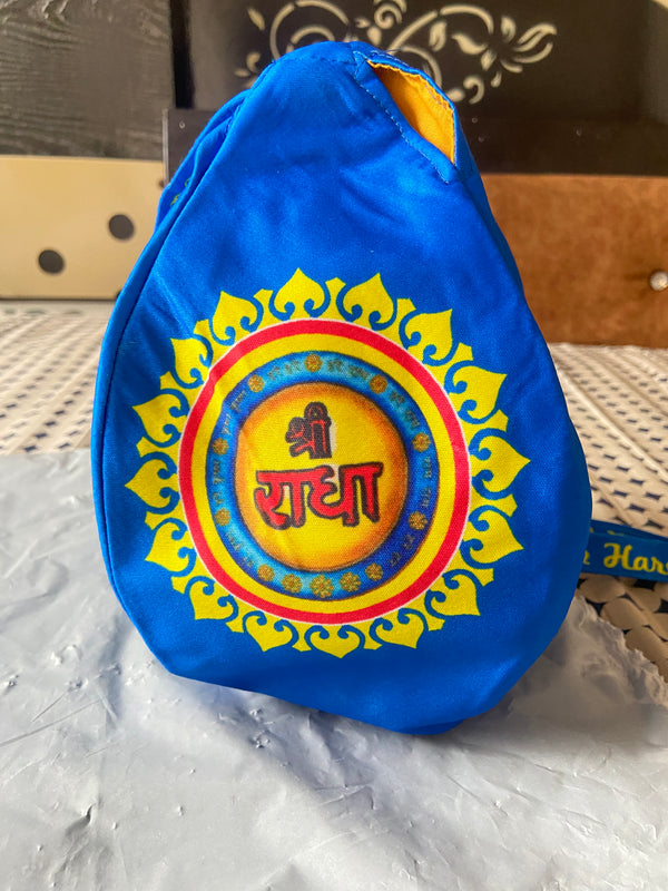 Sheee radha printed mala japa bag