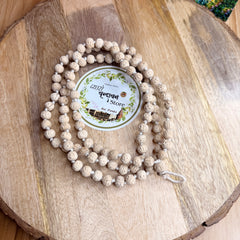 Handmade Radha naam beats 108+1 Beads original tulsi japa mala