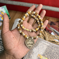 Shree Krishn lockit & Radha naam tulsi beads original tulsi mala