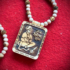 Hanuman ji tulsi lockit , Ram name beads mala [22inch]