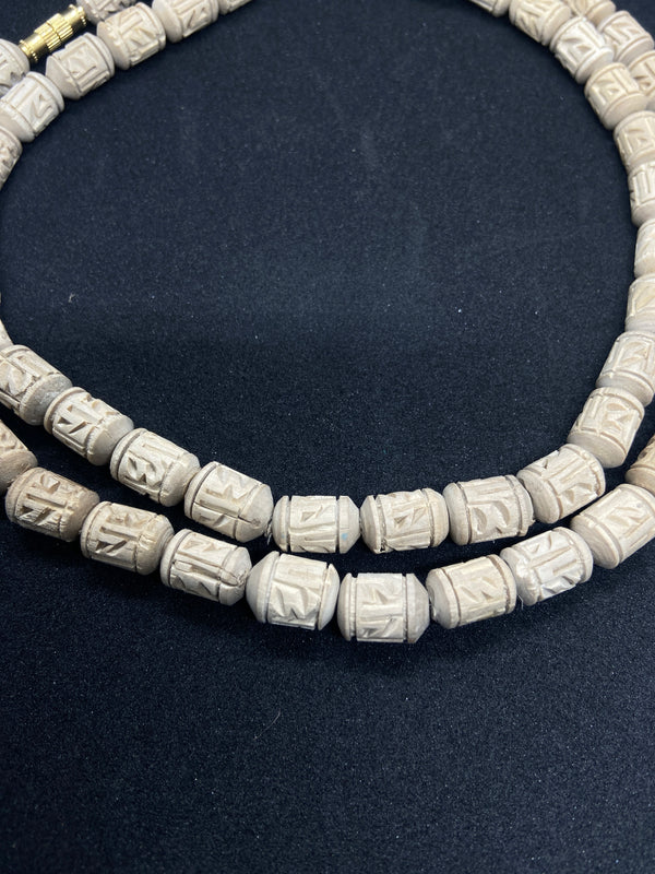 2 Round Radha Name Handcarts Beads Original Tulsi mala