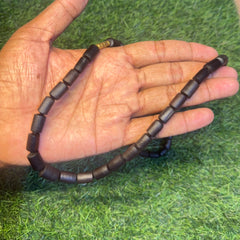 2 Round Original Black beads Tulsi ￼mala pyarovrindavanstore.com