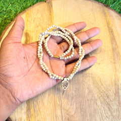 Radha naam small locate &￼Two Round Original tulsi Kanthi mala