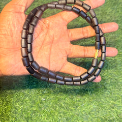 2 Round Original Black beads Tulsi ￼mala pyarovrindavanstore.com