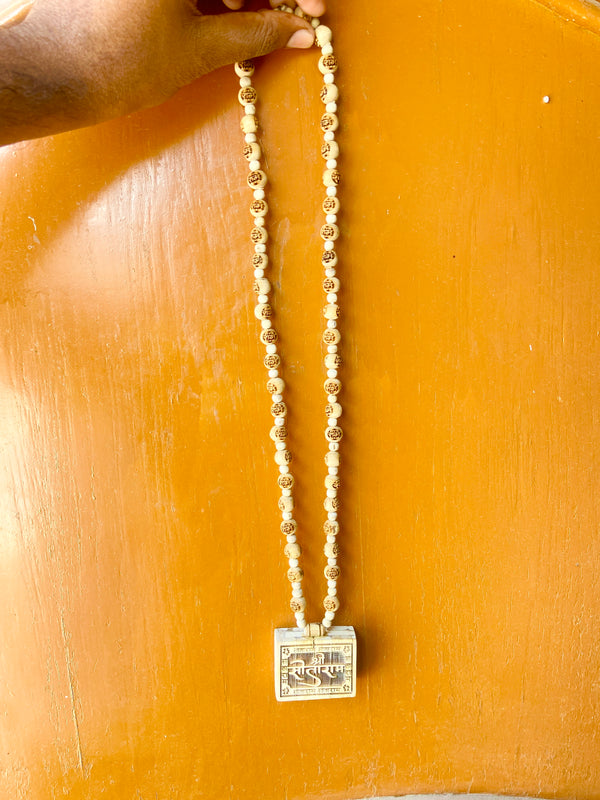 Shree Sitaram Bhaktmaal With Ram name Beads original Tulsi Mala ( 24 Inch )