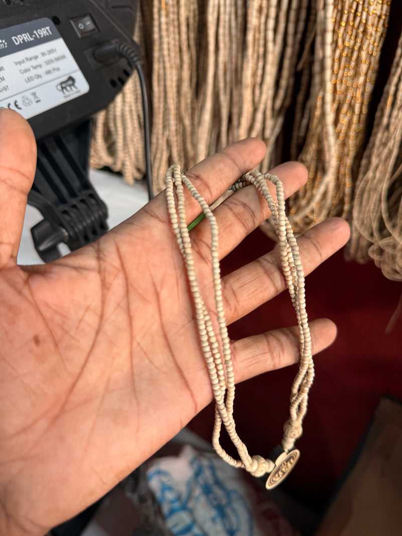 3 Layer Tulsi mala & Radha naam Tulsi Lockit Original Tulsi mala (18 Inch )