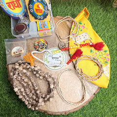Pyaro Vrindavan Bhakti Starter Kit (11 Sacred Items) | Complete Devotional Kit for Daily Bhakti & Naam Jap