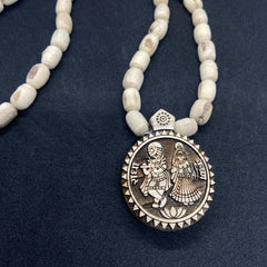 Shree Radha Krishan Tulsi Locket & Origenal Tulsi mala (18 inch )
