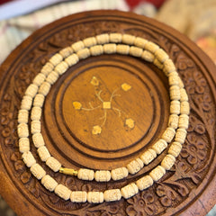 2 Round Radha Name Handcarts Beads Original Tulsi mala