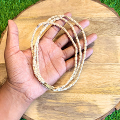 3 Round Original Tulsi Kanthi Mala | Natural Handmade Tulsi Necklace | Pyaro Vrindavan Store