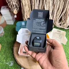 Rechargeable Digital Japa Counter Machine – 60 Lakh Counting | Noise-Less Naam Japa Counter | Type-C Charging | Radha Naam, Hare Krishna & Ram Naam