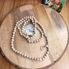 Handmade Radha naam beats 108+1 Beads original tulsi japa mala