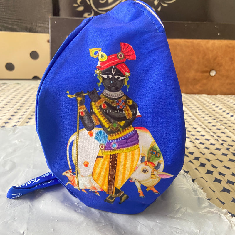 Krishna cow premium Japa bag