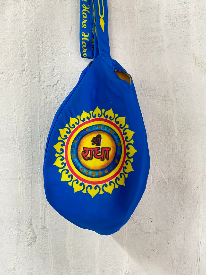 Sheee radha printed mala japa bag