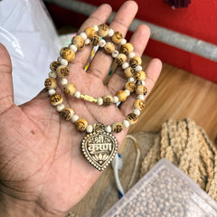 Shree Krishn lockit & Radha naam tulsi beads original tulsi mala