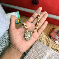 Shree Krishn lockit & Radha naam tulsi beads original tulsi mala
