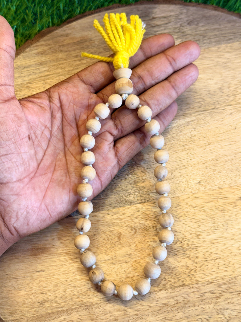 27+1 Beads original tulsi japa mala ( beads size￼ 10 mm )