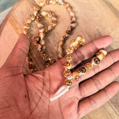 108+1 Radha Naam Beads Original Tulsi Japa Mala  Chanting Mala