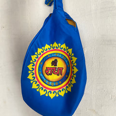 Sheee radha printed mala japa bag
