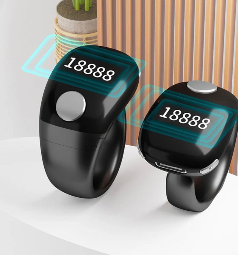 Zikr S7 OLED HD screen tally counter with Type C charging and cable