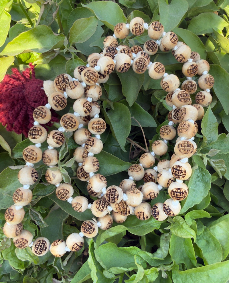 108+1 Radha Naam Tulsi Beads Japa Mala