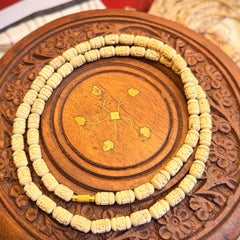 2 Round Radha Name Handcarts Beads Original Tulsi mala