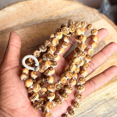 108+1 Radha Naam Beads Original Tulsi Japa Mala  Chanting Mala