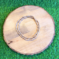 2 Round Handmade Radha naam beads original tulsi Kanthi mala