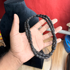 2 Round Handmaid Radha naam black beads original tulsi Kanthi mala