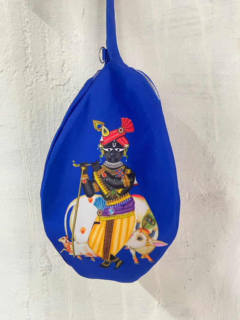 Krishna cow premium Japa bag