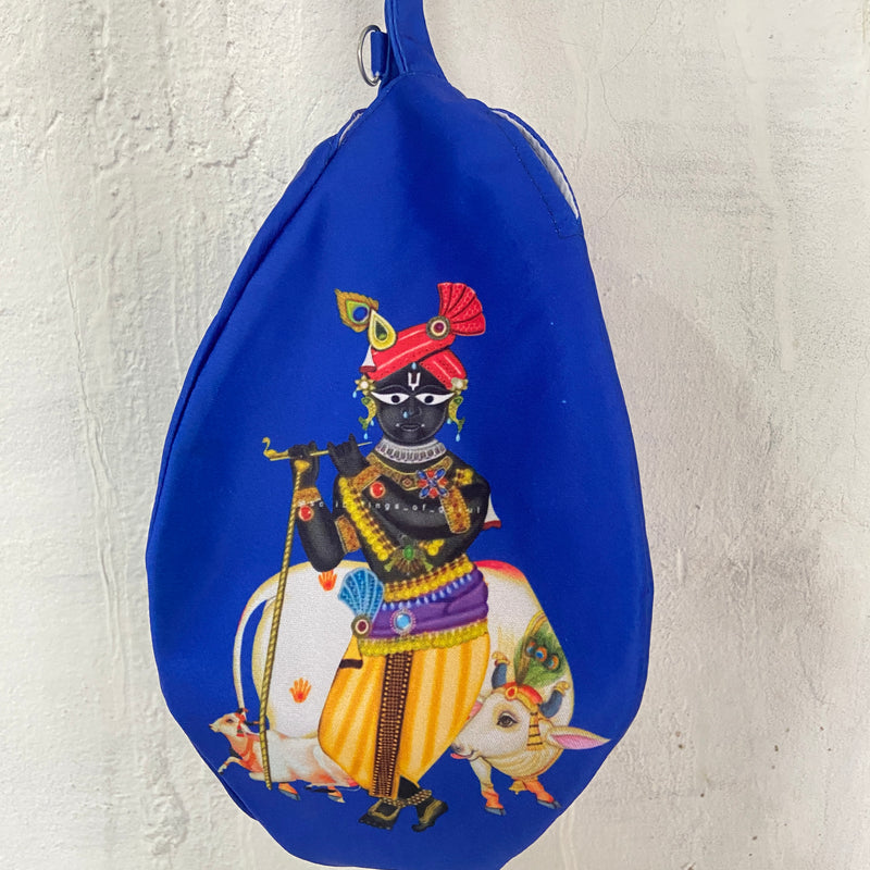 Krishna cow premium Japa bag