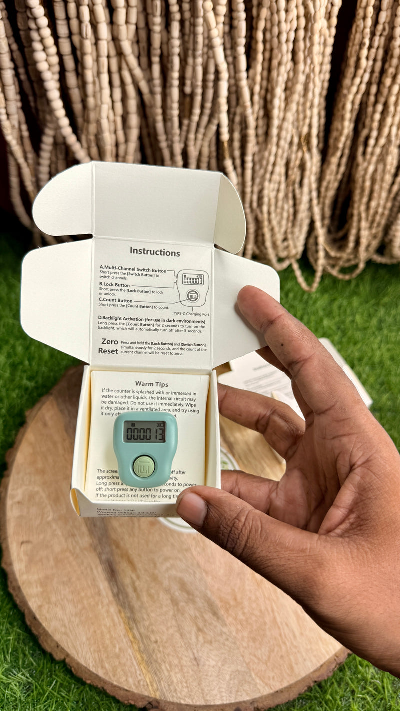 New small noise less  60 Lakh Naam japa counter machine chargeable