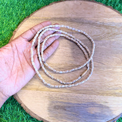 3 Round Original Tulsi Kanthi Mala | Natural Handmade Tulsi Necklace | Pyaro Vrindavan Store